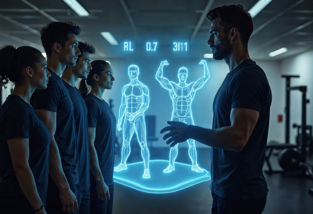 Client transformation and online fitness coaching session